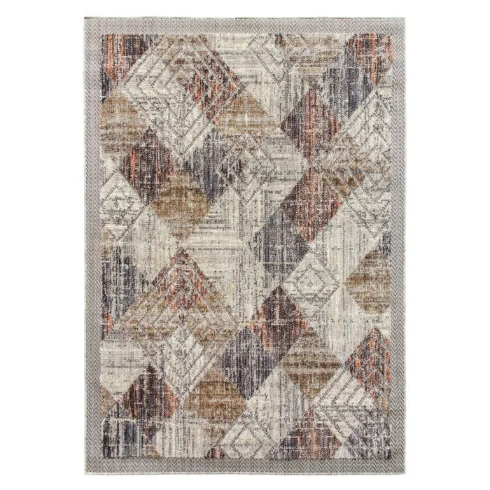 Revive Rhomba Rug - Beige/Cream | Murphy Furniture