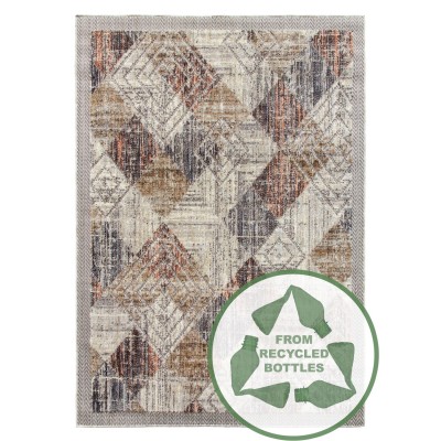 Revive Rhomba Rug - Beige/Cream | Murphy Furniture