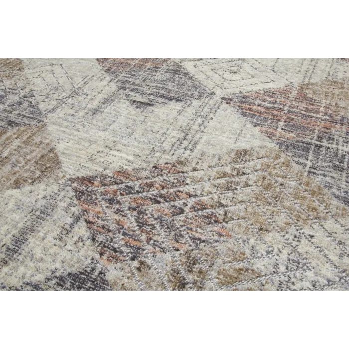 Revive Rhomba Rug - Beige/Cream | Murphy Furniture