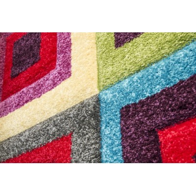 Candy Squares Rug - Multicolour | Murphy Furniture