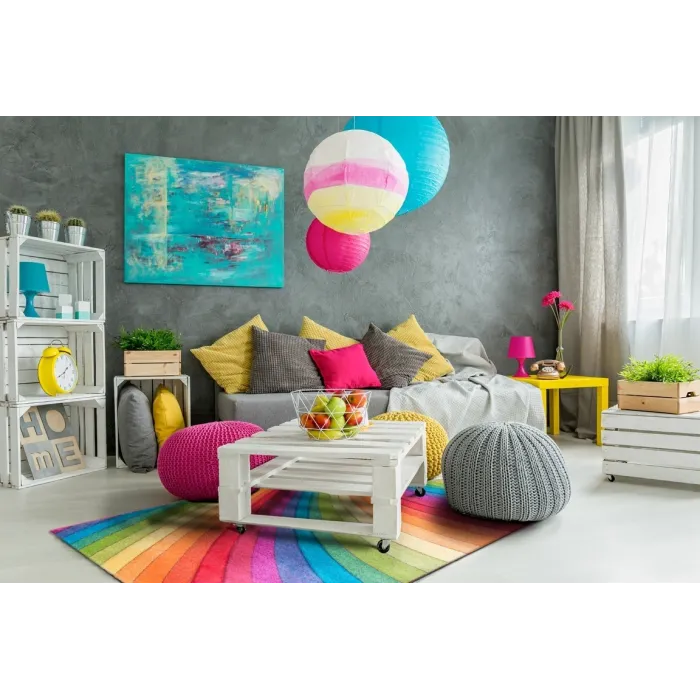 Candy Rainbow Rug - Multicolour | Murphy Furniture