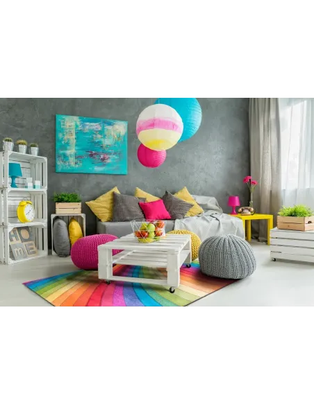 Candy Rainbow Rug - Multicolour | Murphy Furniture