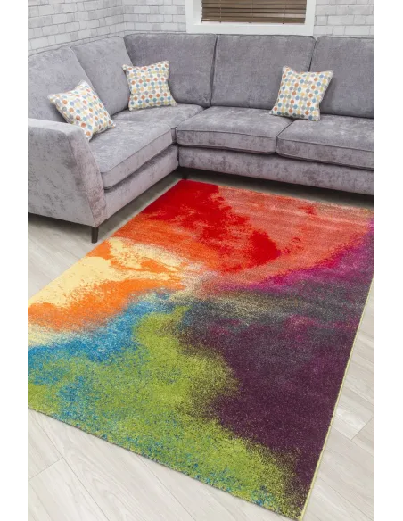 Candy Pinwheel Rug - Multicolour | Murphy Furniture