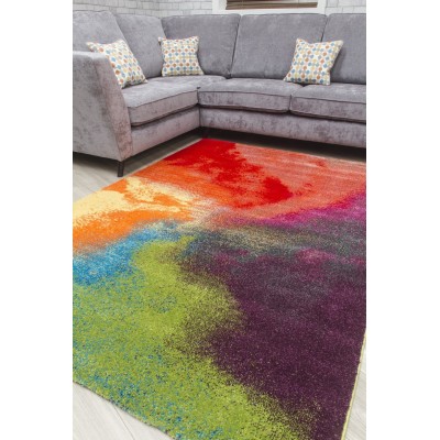 Candy Pinwheel Rug - Multicolour | Murphy Furniture
