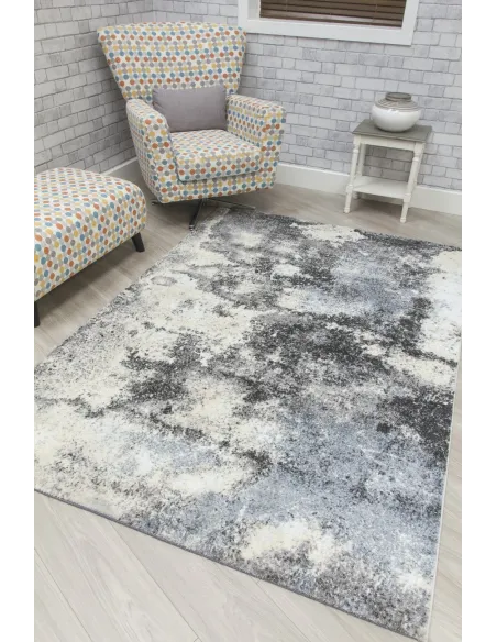 Callisto Storm Rug - Grey/Blue | Murphy Furniture