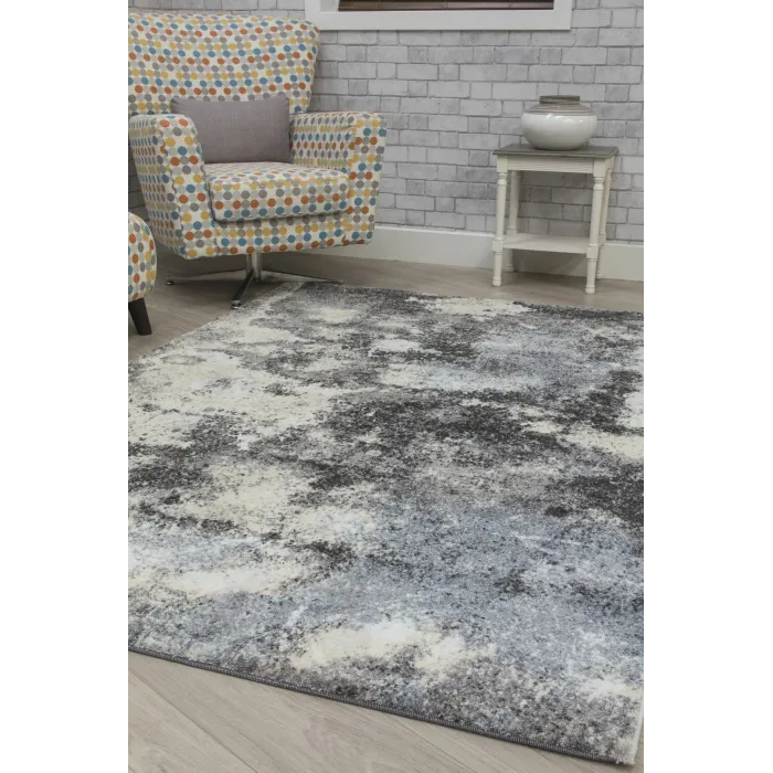 Callisto Storm Rug - Grey/Blue | Murphy Furniture
