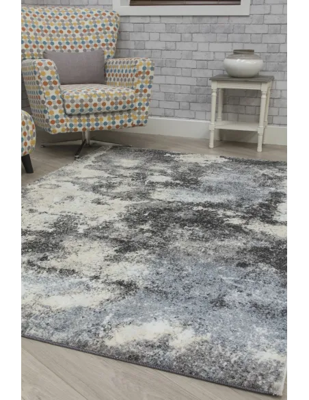 Callisto Storm Rug - Grey/Blue | Murphy Furniture