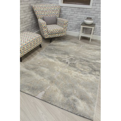 Callisto Misty Rug - Light Grey/Cream | Murphy Furniture
