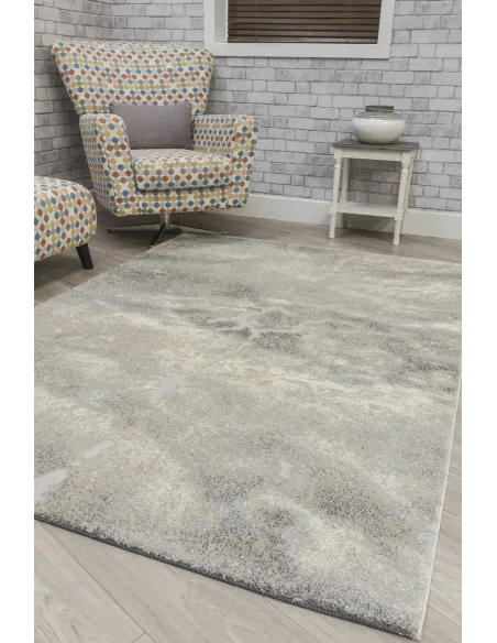 Callisto Misty Rug - Light Grey/Cream | Murphy Furniture