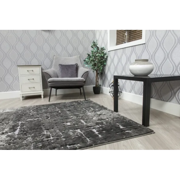 Bellini Mirage Rug - Dark Grey | Murphy Furniture