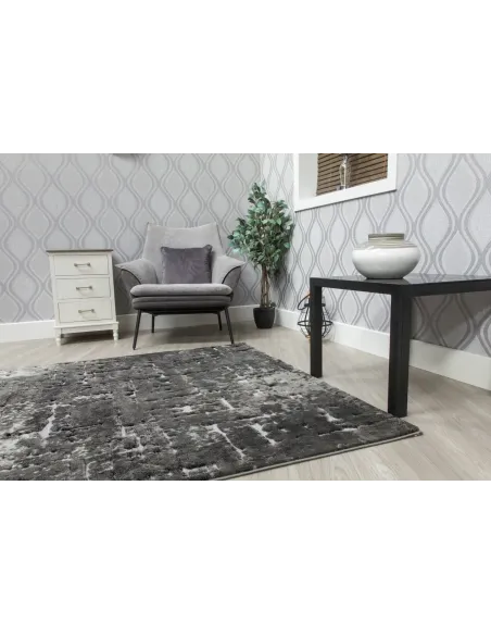 Bellini Mirage Rug - Dark Grey | Murphy Furniture
