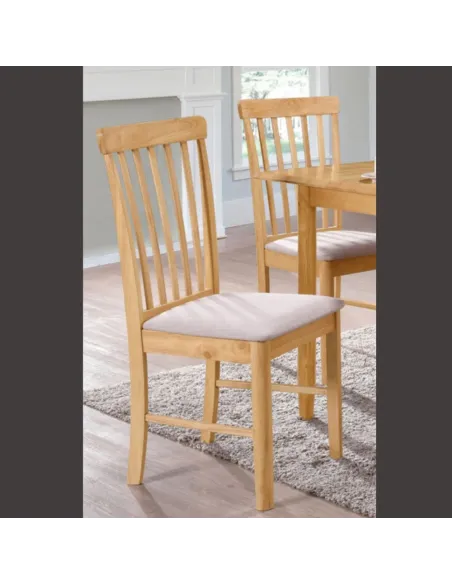 Cologne Dining Chair - Oak/Beige | Murphy Furniture