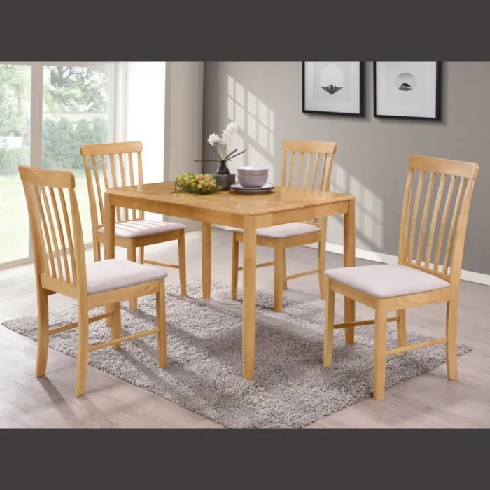 Cologne Dining Chair - Oak/Beige | Murphy Furniture