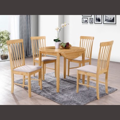 Cologne Dining Chair - Oak/Beige | Murphy Furniture