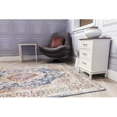 Boho Medallion Rug - Blue | Murphy Furniture