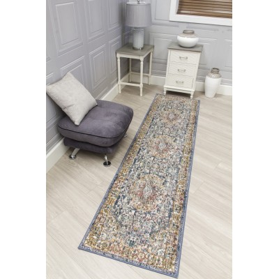 Boho Medallion Rug - Blue | Murphy Furniture