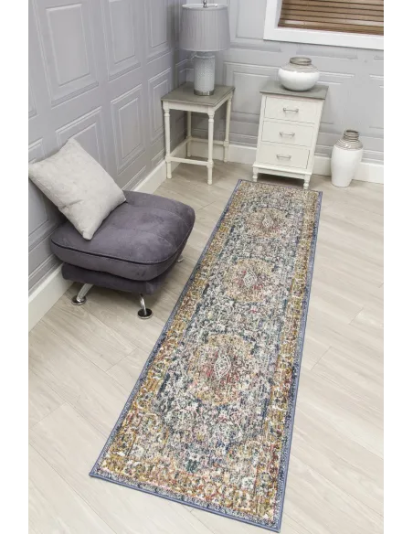 Boho Medallion Rug - Blue | Murphy Furniture