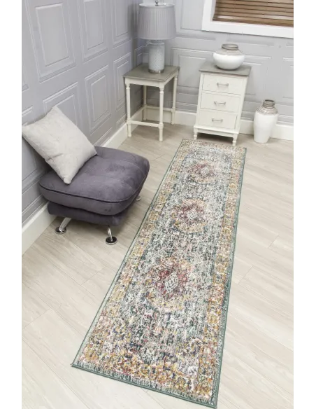 Boho Medallion Rug - Green | Murphy Furniture