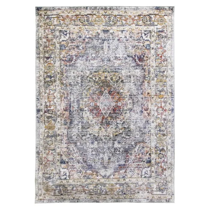 Boho Medallion Rug - Grey | Murphy Furniture