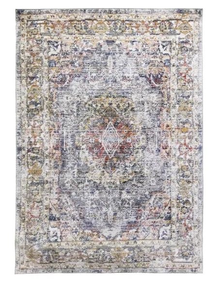 Boho Medallion Rug - Grey | Murphy Furniture