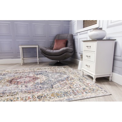 Boho Medallion Rug - Grey | Murphy Furniture