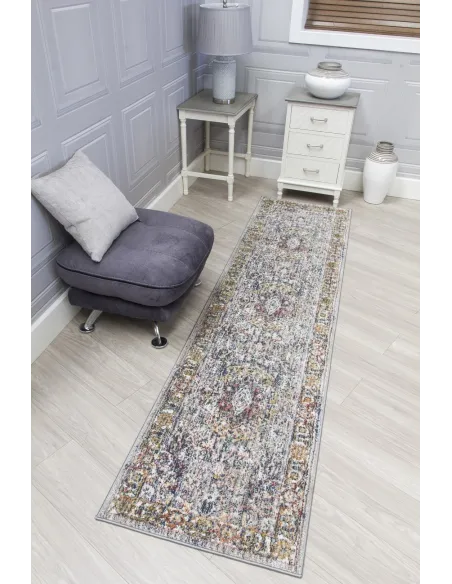 Boho Medallion Rug - Grey | Murphy Furniture