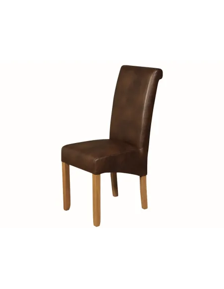 Sophie Dining Chair - Oak/Tan | Murphy Furniture