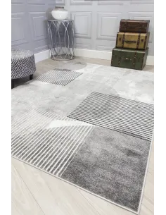 Casino Geo Rug - Grey | Murphy Furniture