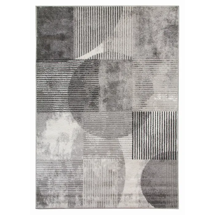 Casino Geo Rug - Grey | Murphy Furniture