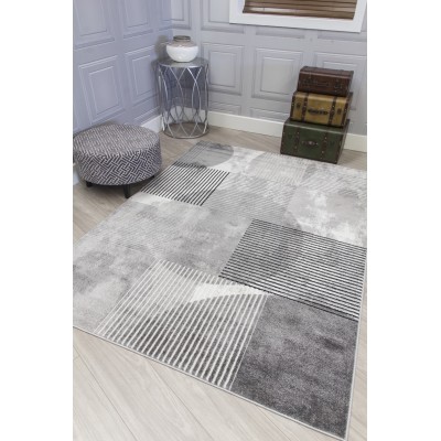 Casino Geo Rug - Grey | Murphy Furniture