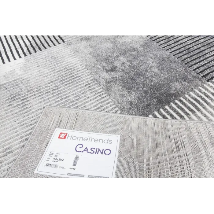 Casino Geo Rug - Grey | Murphy Furniture