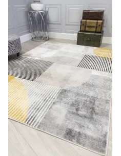 Casino Geo Rug - Ochre | Murphy Furniture