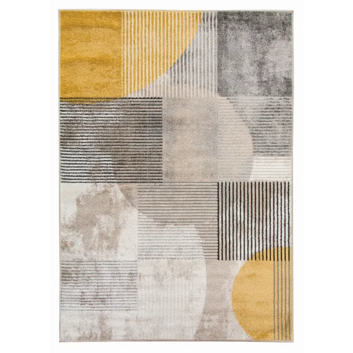 Casino Geo Rug - Ochre | Murphy Furniture