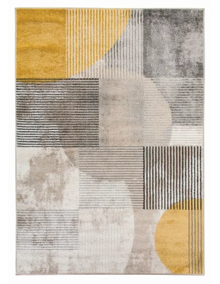 Casino Geo Rug - Ochre | Murphy Furniture