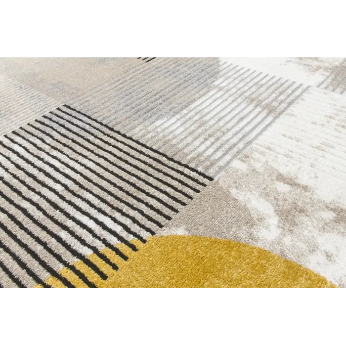 Casino Geo Rug - Ochre | Murphy Furniture