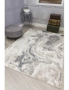 Casino Marble Rug - Blue | Murphy Furniture