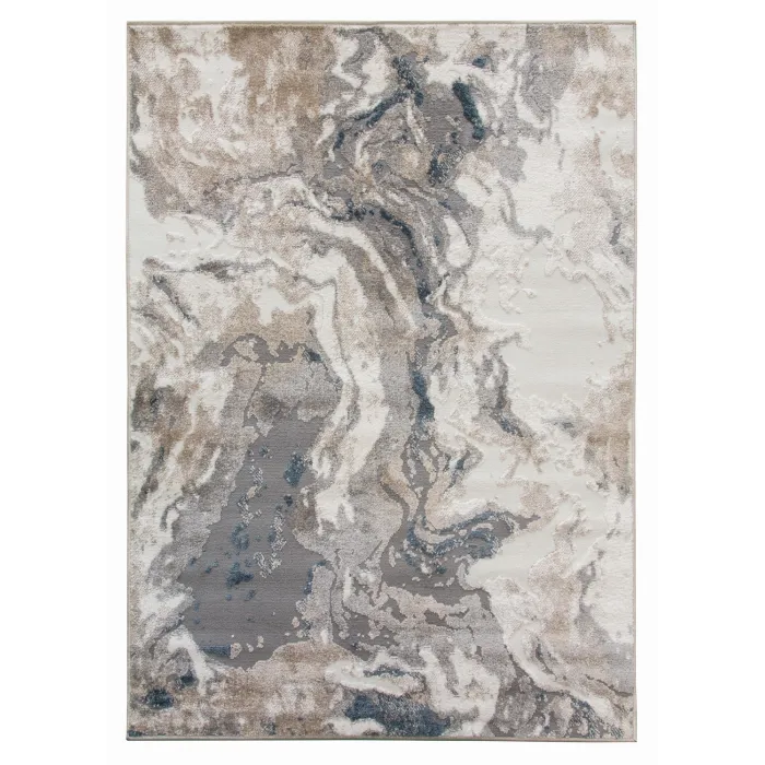 Casino Marble Rug - Blue | Murphy Furniture