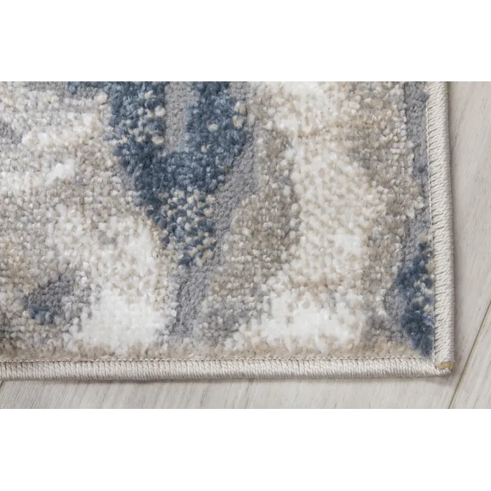 Casino Marble Rug - Blue | Murphy Furniture