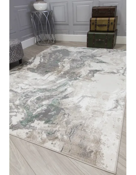 Casino Marble Rug - Green | Murphy Furniture