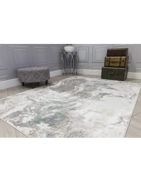 Casino Marble Rug - Green | Murphy Furniture