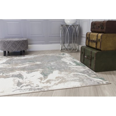 Casino Marble Rug - Green | Murphy Furniture