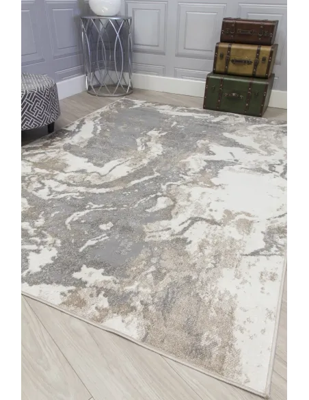 Casino Marble Rug - Greige | Murphy Furniture