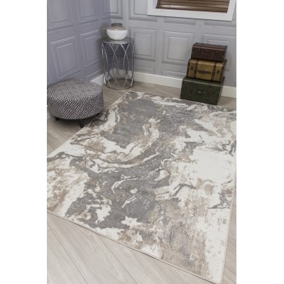 Casino Marble Rug - Greige | Murphy Furniture