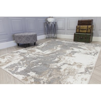 Casino Marble Rug - Greige | Murphy Furniture