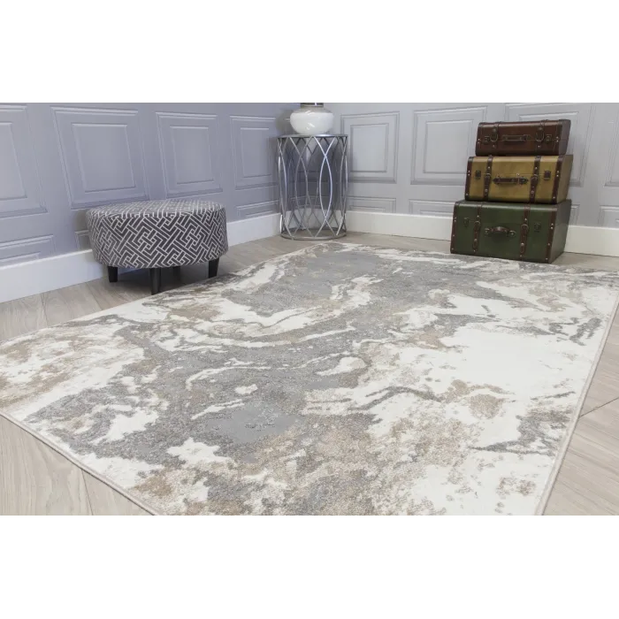 Casino Marble Rug - Greige | Murphy Furniture