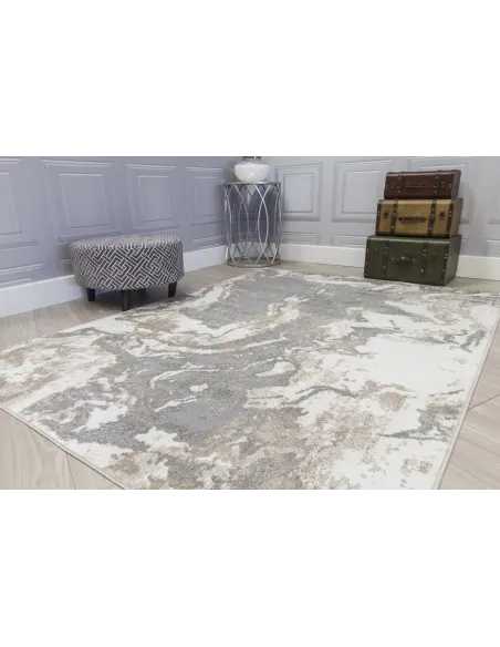 Casino Marble Rug - Greige | Murphy Furniture
