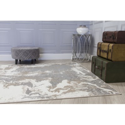 Casino Marble Rug - Greige | Murphy Furniture