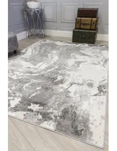Casino Marble Rug - Grey | Murphy Furniture