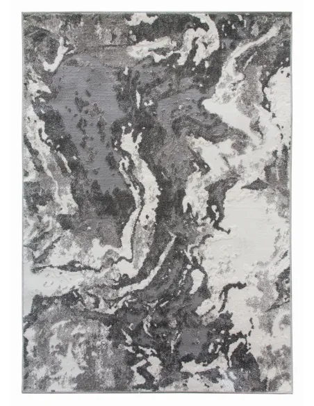Casino Marble Rug - Grey | Murphy Furniture