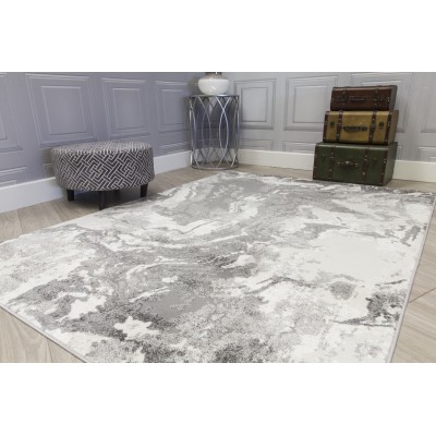 Casino Marble Rug - Grey | Murphy Furniture